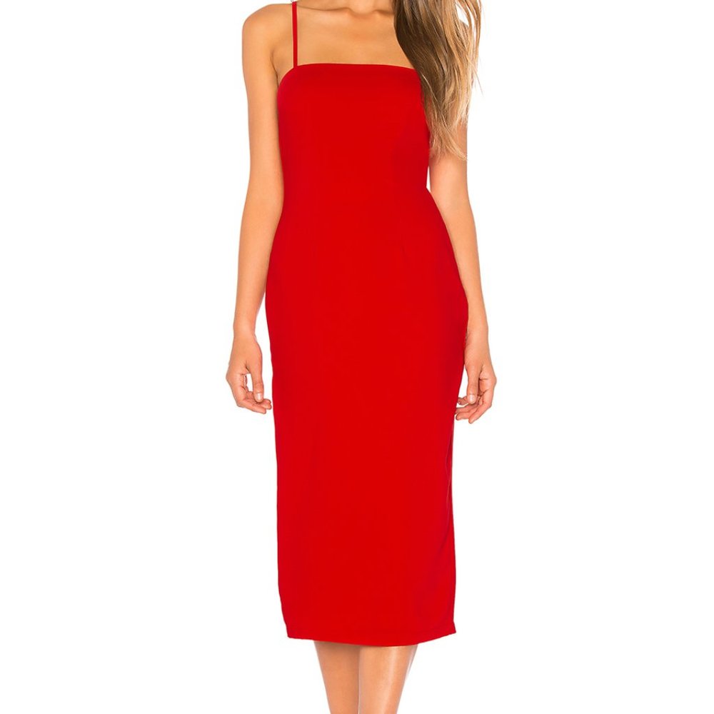 HOST PICK🔥REVOLVE Lace Up Back Midi - Picture 3 of 4